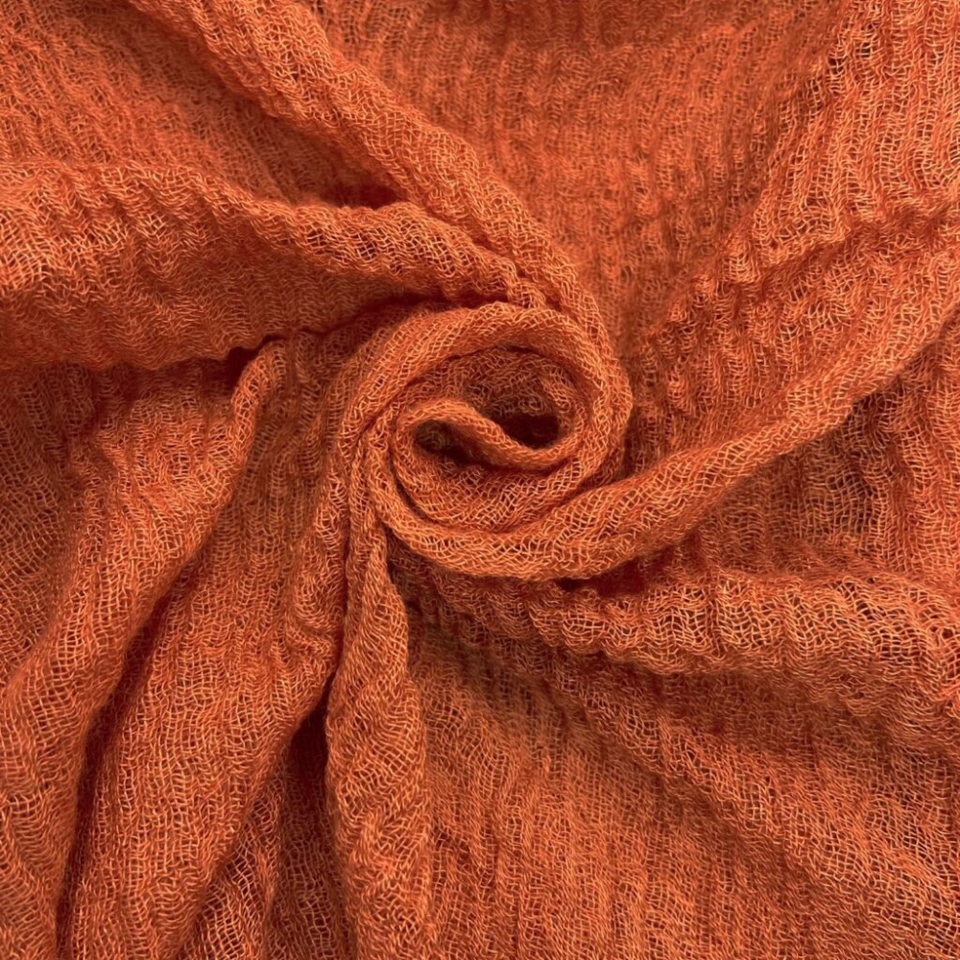 Crimps Hijab | Orange