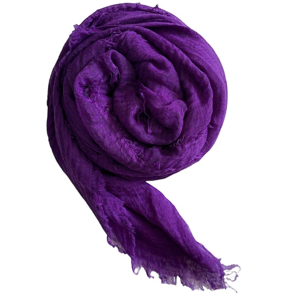 Crimps Hijab | Purple
