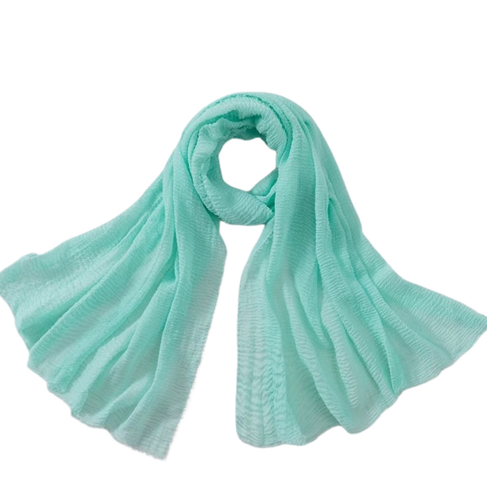 Crimps Hijab | Sea Foam