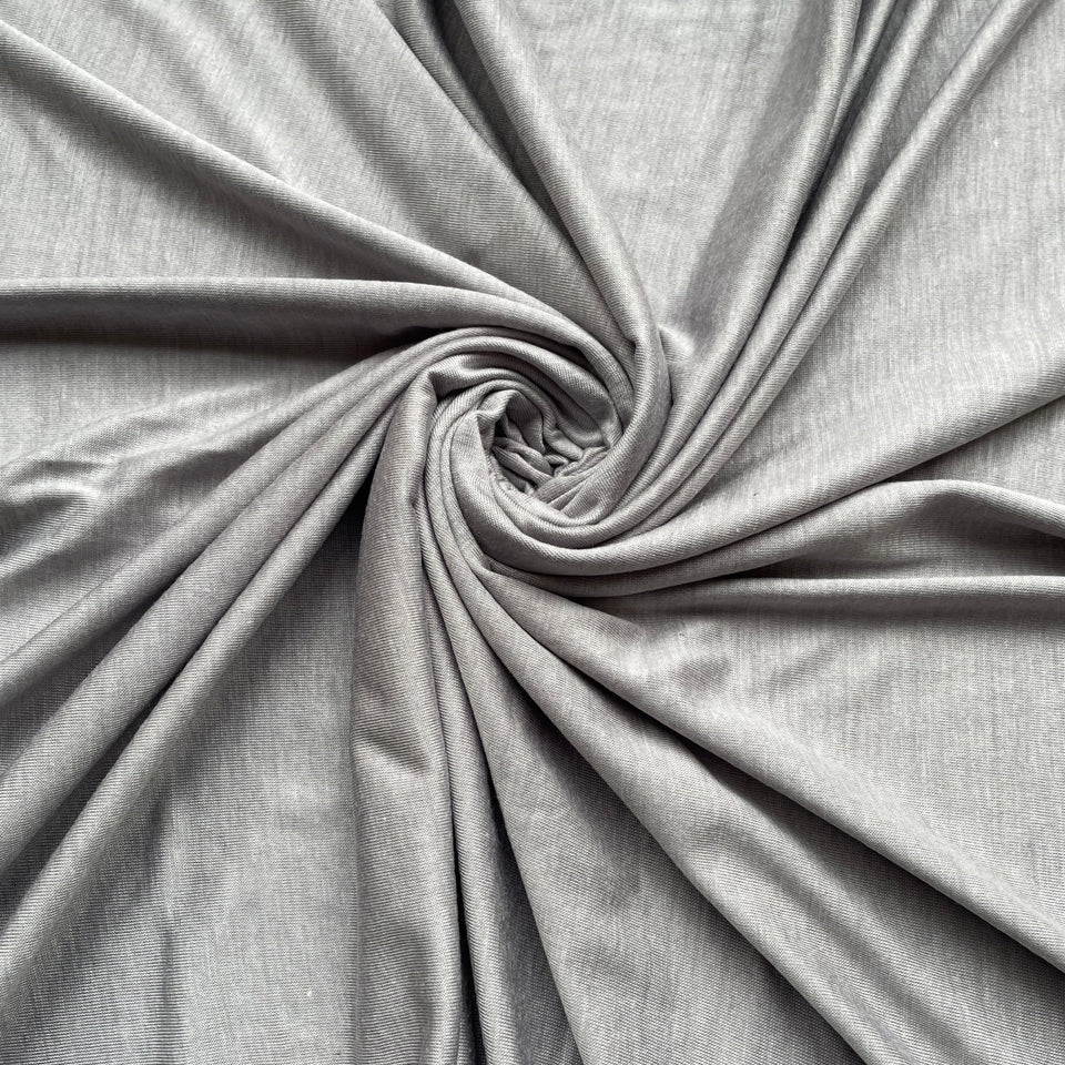 Plain Jersey Hijab | Silver Fusion