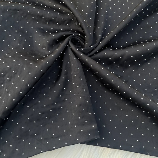 Stone Silk Hijab | Black