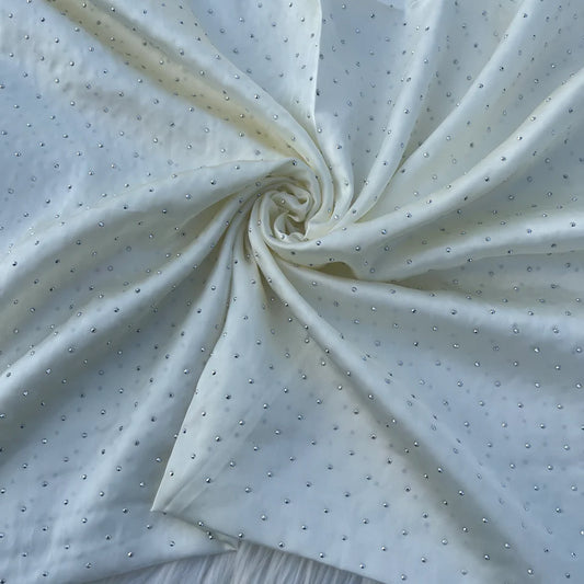Stone Silk Hijab | Butter Cream