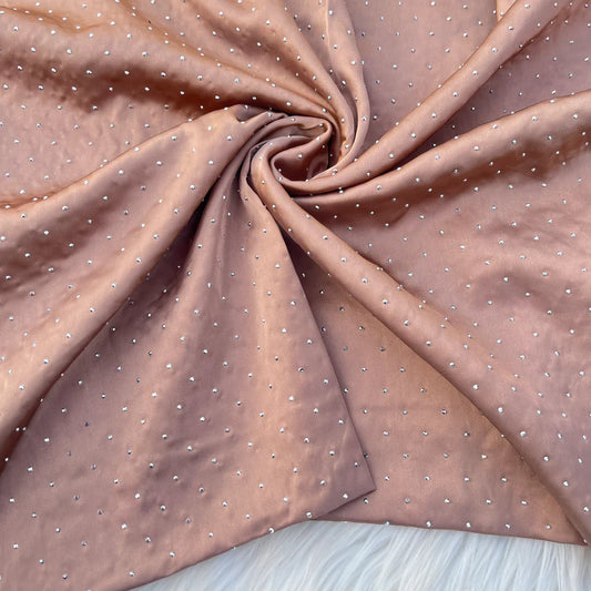 Stone Silk Hijab | Caramel