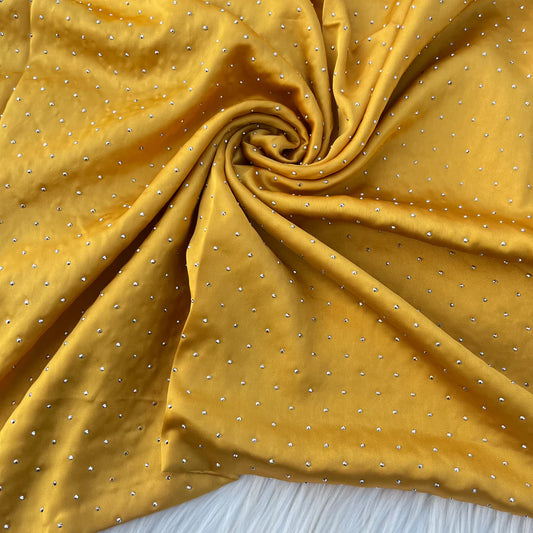 Stone Silk Hijab | Golden