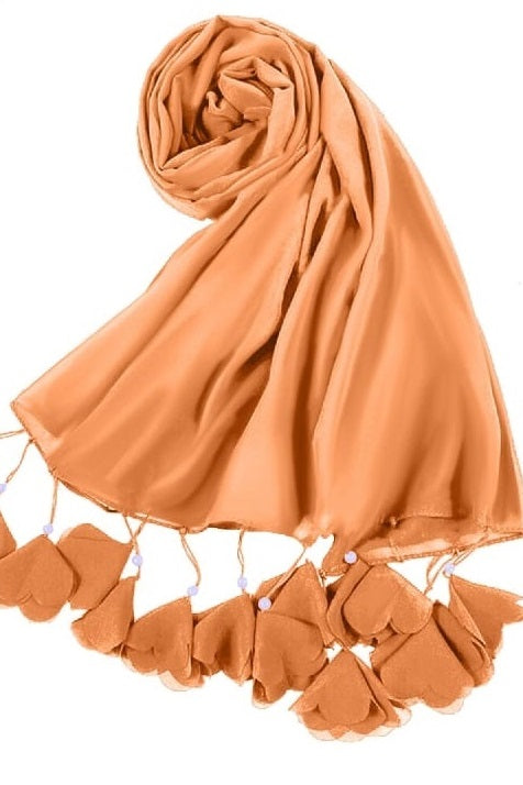 Soft Chiffon Tassel Hijab (Available In All Colors)