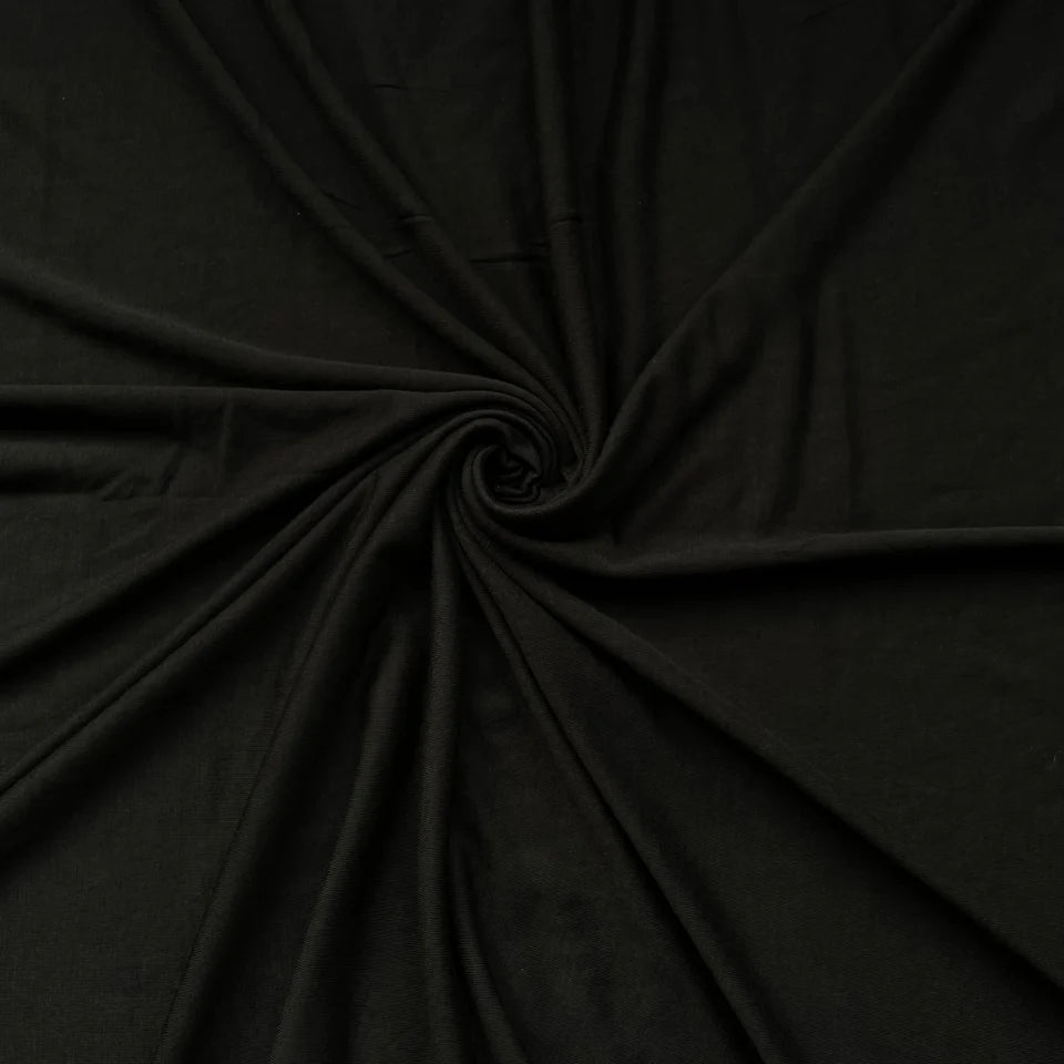 Plain Jersey Hijab | Black