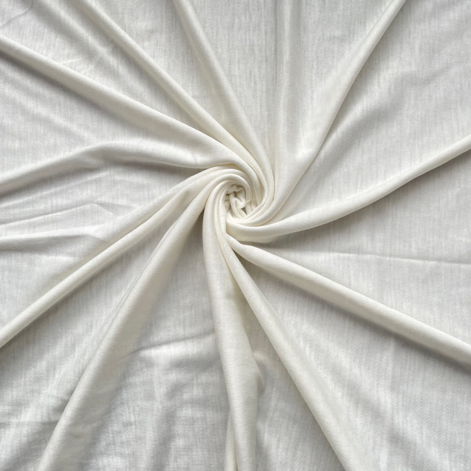 Plain Jersey Hijab | Pure White