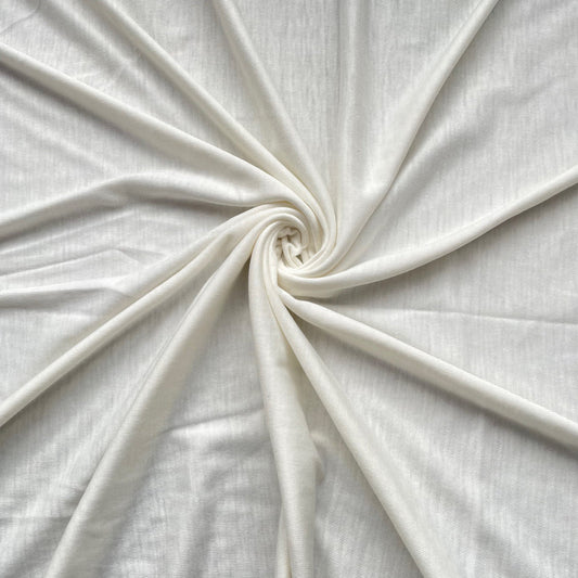 Plain Jersey Hijab | Pure White