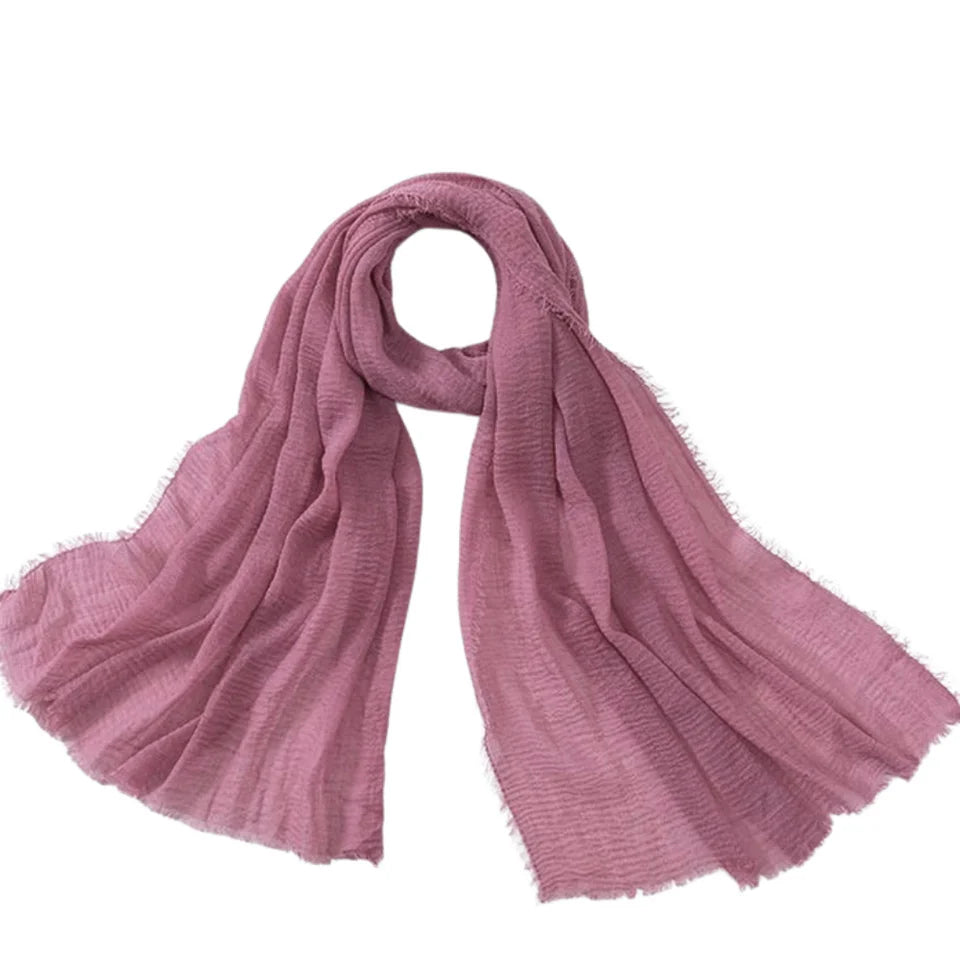Crimps Hijab | Salmon