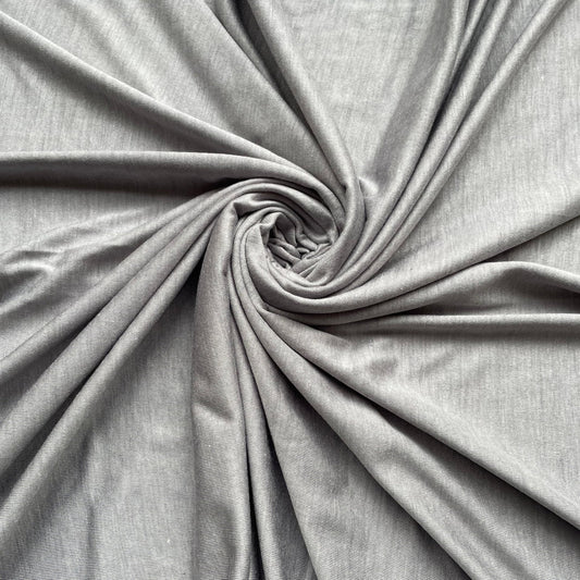 Plain Jersey Hijab | Silver Fusion