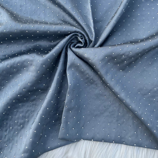 Stone Silk Hijab | Silver