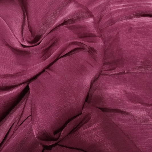 Organza Silk Hijab | Velvet Wine