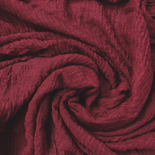 Crimps Hijab | Wine