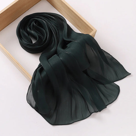 Organza Silk Hijab | Zinc
